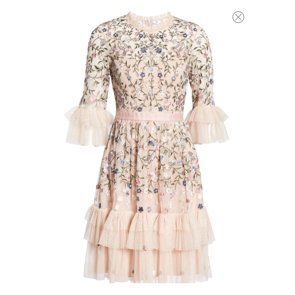 Needle & Thread Dusk Floral A-Line Dress